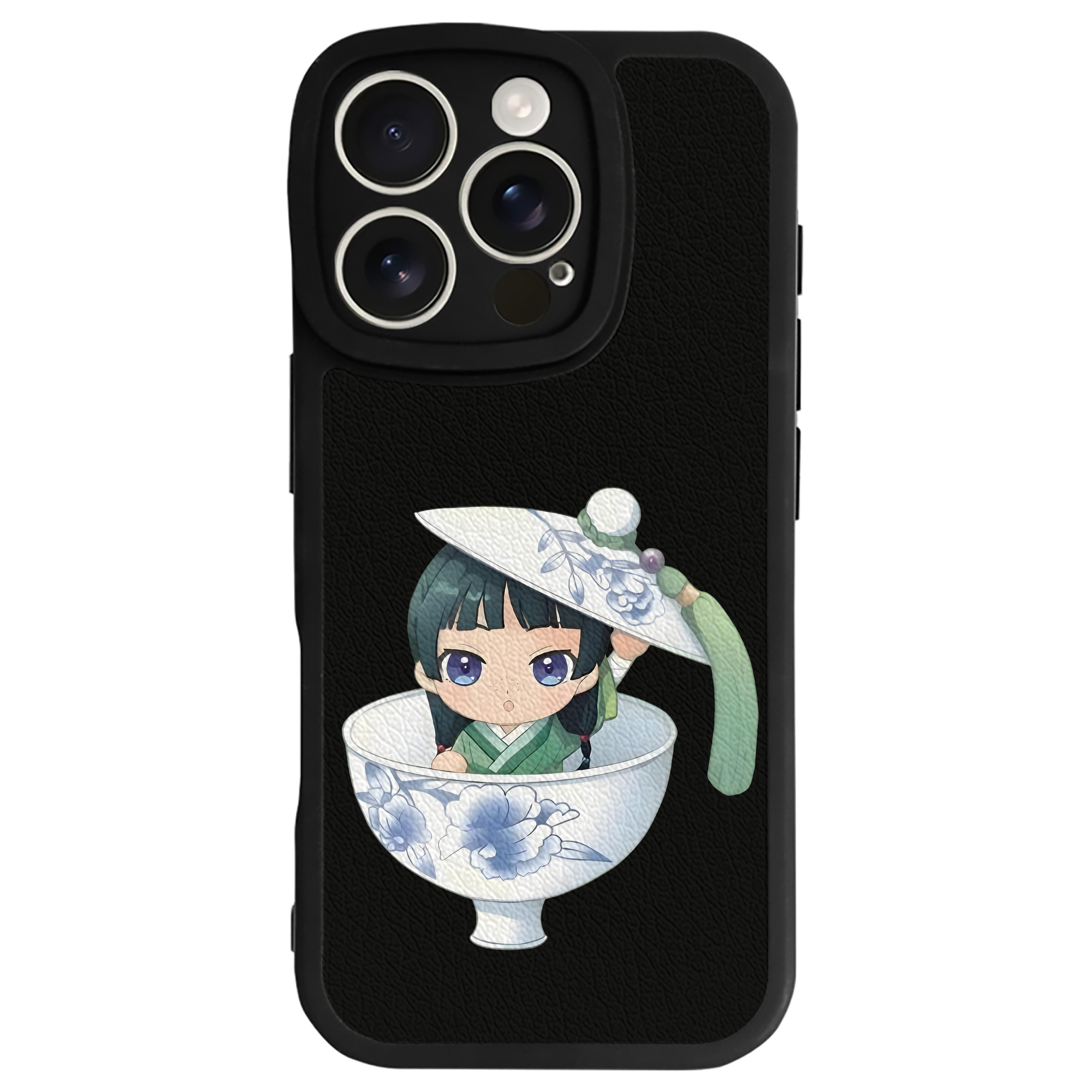 （画像用） 薬屋のひとりごと The Apothecary Diaries 【iPhone 16シリーズ対応】シリコンスマホケース（レザー調） 材質：シリコン